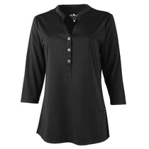 Charles River Women's Black Windsor Henley