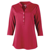 Charles River Women's Red Windsor Henley