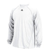 adidas Men's White Performance Long-Sleeve Climalite Tee