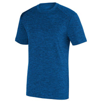 Augusta Sportswear Men's Royal Intensify Black Heather Short-Sleeve Training T-Shirt