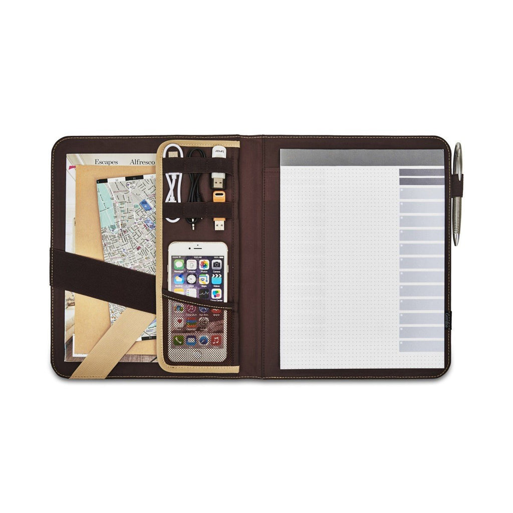 Gemline Brown Cedar Leather Writing Pad