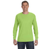Jerzees Men's Neon Green 5.6 Oz Dri-Power Active Long-Sleeve T-Shirt