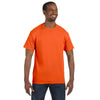 Jerzees Men's Safety Orange 5.6 Oz Dri-Power Active T-Shirt