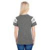 Augusta Sportswear Women's Slate/Athletic Heather/White Fanatic Short-Sleeve T-Shirt