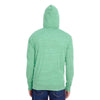 Threadfast Unisex Green Triblend Full-Zip Light Hoodie