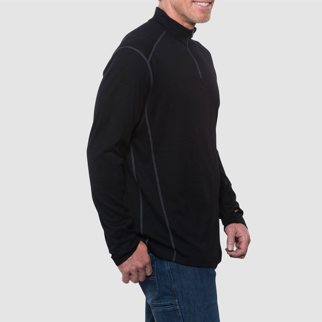 KUHL Men's Black Skar Quarter Zip