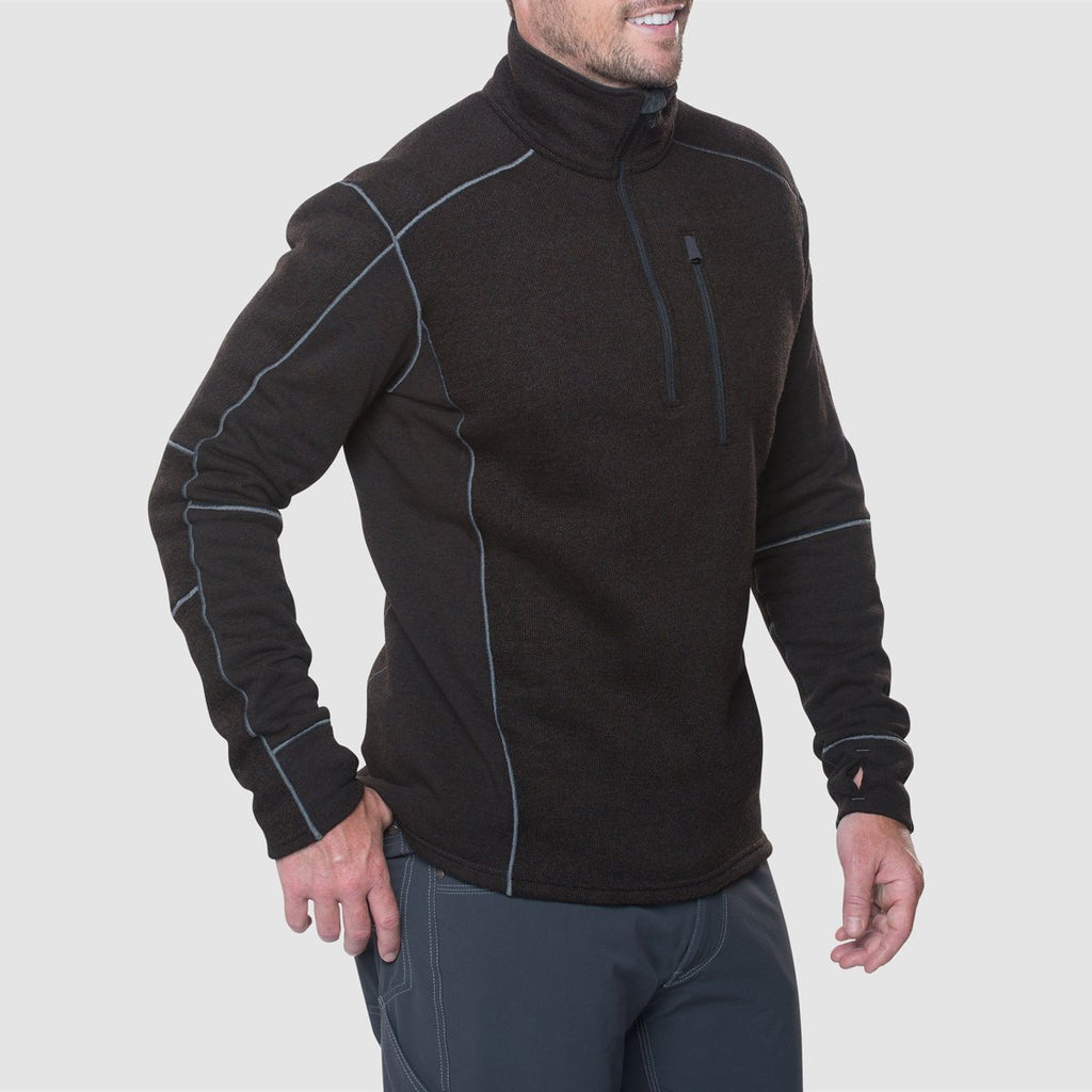 KUHL Men's Charcoal Interceptr Quarter Zip