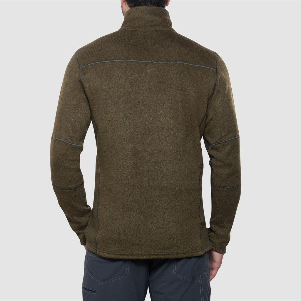 KUHL Men's Olive Charcoal Interceptr Quarter Zip