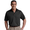 Charles River Men's Black Microstripe Polo