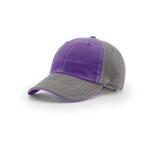 Richardson Purple/Charcoal/White Lifestyle Unstructured Alternate Washed Chino Cap