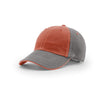 Richardson Texas Orange/Charcoal/White Lifestyle Unstructured Alternate Washed Chino Cap