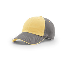 Richardson Vegas Gold/Charcoal/White Lifestyle Unstructured Alternate Washed Chino Cap