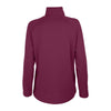 Vantage Women's Berry Pink Brushed Back Micro-Fleece Full-Zip Jacket