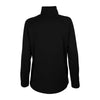 Vantage Women's Black Brushed Back Micro-Fleece Full-Zip Jacket