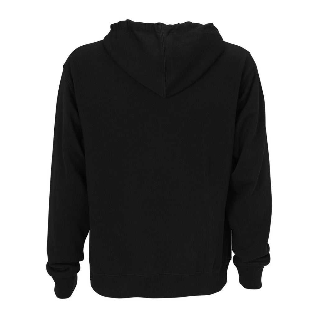 Vantage Men's Black Premium Lightweight Fleece Pullover Hoodie