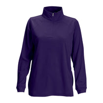 Vantage Women's Purple Mesh 1/4-Zip Tech Pullover