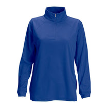 Vantage Women's Royal Mesh 1/4-Zip Tech Pullover