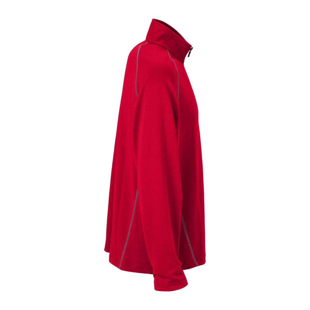 Vantage Men's Sport Red Performance Pullover