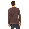 Bella + Canvas Men's Brown/Tan Thermal Long-Sleeve T-Shirt