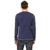 Bella + Canvas Men's Navy/Grey Thermal Long-Sleeve T-Shirt