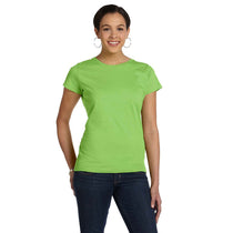 LAT Women's Key Lime Fine Jersey T-Shirt