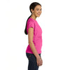 LAT Women's Raspberry Fine Jersey T-Shirt