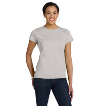 LAT Women's Silver Fine Jersey T-Shirt