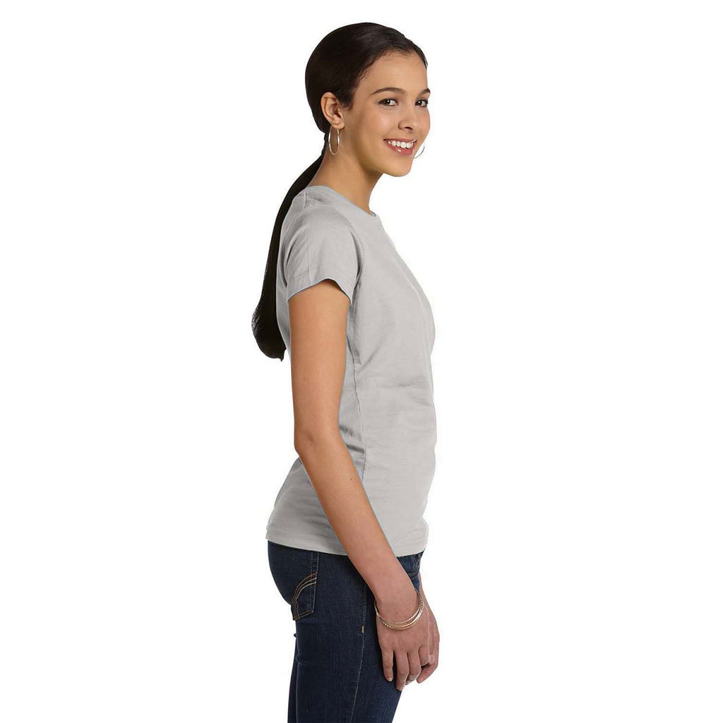 LAT Women's Silver Fine Jersey T-Shirt