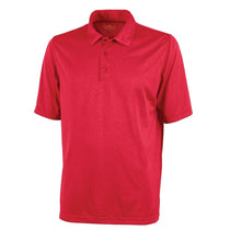 Charles River Men's Red Heather Heathered Polo