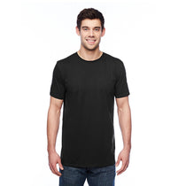 Anvil Men's Black 3.2 oz. Featherweight Short-Sleeve T-Shirt