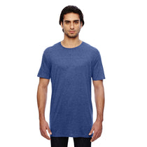 Anvil Men's Heather Blue 3.2 oz. Featherweight Short-Sleeve T-Shirt