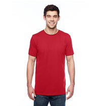 Anvil Men's Red 3.2 oz. Featherweight Short-Sleeve T-Shirt