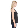 LAT Women's Black Relaxed Racerback Premium Jersey Tank