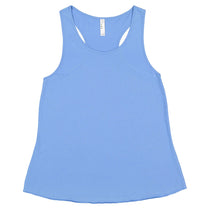 LAT Women's Carolina Blue Relaxed Racerback Premium Jersey Tank