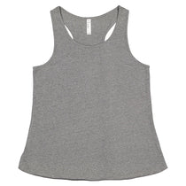 LAT Women's Granite Heather Relaxed Racerback Premium Jersey Tank