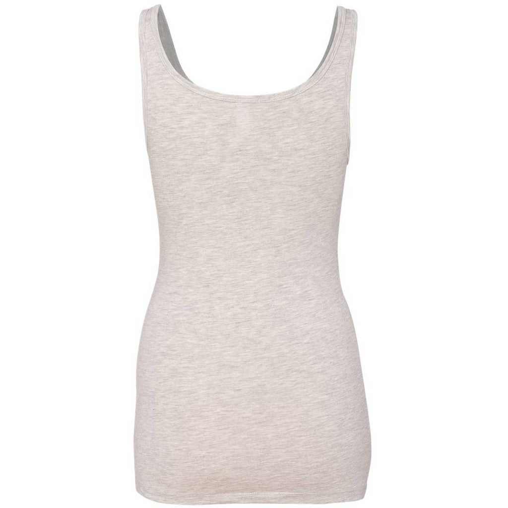 Next Level Women's Light Heather Grey Jersey Tank Top