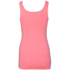 Next Level Women's Neon Heather Pink Jersey Tank Top
