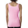 Next Level Women's Neon Heather Pink Jersey Tank Top