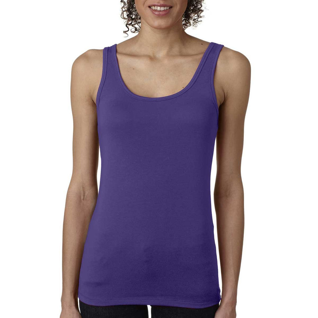 Next Level Women's Purple Rush Jersey Tank Top