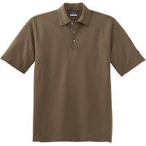 Nike Men's Khaki Brown Sphere Dry Short Sleeve Diamond Polo
