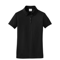 Nike Women's Black Dri-FIT Short Sleeve Pebble Texture Polo
