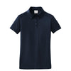 Nike Women's Navy Dri-FIT Short Sleeve Pebble Texture Polo