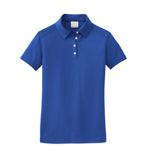 Nike Women's Royal Blue Dri-FIT Short Sleeve Pebble Texture Polo
