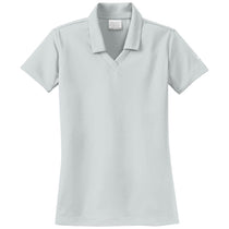 Nike Women's Wolf Grey Dri-FIT Short Sleeve Micro Pique Polo