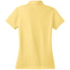Nike Women's Light Yellow Dri-FIT Short Sleeve Micro Pique Polo