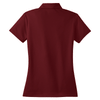 Nike Women's Dark Red Dri-FIT Short Sleeve Micro Pique Polo
