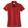 Nike Women's True Red Dri-FIT S/S Micro Pique Polo