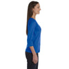 LAT Women's Royal Three-Quarter Sleeve Premium Jersey T-Shirt