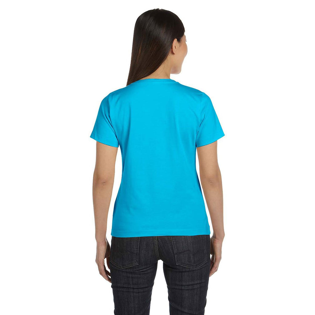 LAT Women's Aqua Premium Jersey T-Shirt