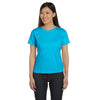 LAT Women's Aqua Premium Jersey T-Shirt